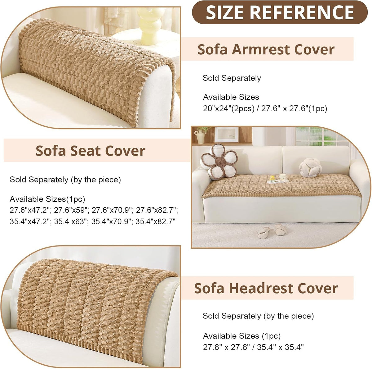 Couch Cover for Dogs, Washable Non Slip Sofa Cover for Pets | Soft Couch Covers for Sofa, Loveseat and Sectional, Furniture Protector Against Pet Hair & Dirt (27.6" x 59", Moss Green)
