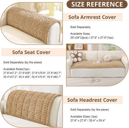Couch Cover for Dogs, Washable Non Slip Sofa Cover for Pets | Soft Couch Covers for Sofa, Loveseat and Sectional, Furniture Protector Against Pet Hair & Dirt (27.6" x 59", Moss Green)