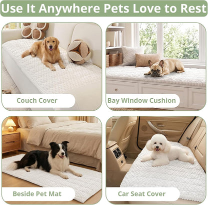 Couch Cover for Dogs, Washable Non Slip Sofa Cover for Pets | Soft Couch Covers for Sofa, Loveseat and Sectional, Furniture Protector Against Pet Hair & Dirt (27.6" x 59", Moss Green)