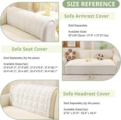 Couch Cover for Dogs, Washable Non Slip Sofa Cover for Pets | Soft Couch Covers for Sofa, Loveseat and Sectional, Furniture Protector Against Pet Hair & Dirt (27.6" x 59", Moss Green)