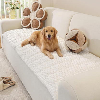 Couch Cover for Dogs, Washable Non Slip Sofa Cover for Pets | Soft Couch Covers for Sofa, Loveseat and Sectional, Furniture Protector Against Pet Hair & Dirt (27.6" x 59", Moss Green)