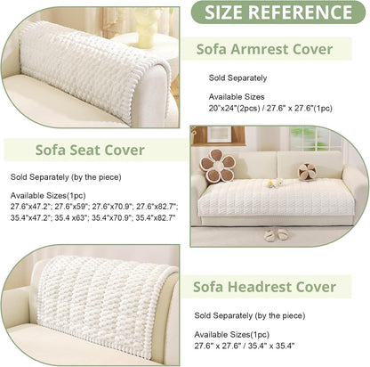Couch Cover for Dogs, Washable Non Slip Sofa Cover for Pets | Soft Couch Covers for Sofa, Loveseat and Sectional, Furniture Protector Against Pet Hair & Dirt (27.6" x 59", Moss Green)