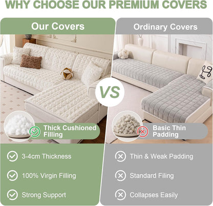 Couch Cover for Dogs, Washable Non Slip Sofa Cover for Pets | Soft Couch Covers for Sofa, Loveseat and Sectional, Furniture Protector Against Pet Hair & Dirt (27.6" x 59", Moss Green)