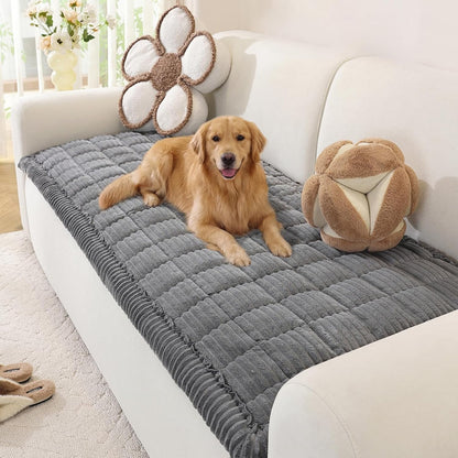 Couch Cover for Dogs, Washable Non Slip Sofa Cover for Pets | Soft Couch Covers for Sofa, Loveseat and Sectional, Furniture Protector Against Pet Hair & Dirt (27.6" x 59", Moss Green)