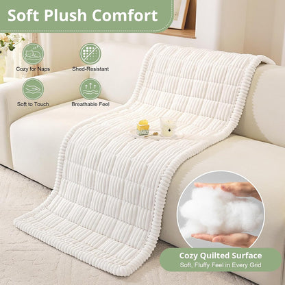 Couch Cover for Dogs, Washable Non Slip Sofa Cover for Pets | Soft Couch Covers for Sofa, Loveseat and Sectional, Furniture Protector Against Pet Hair & Dirt (27.6" x 59", Moss Green)