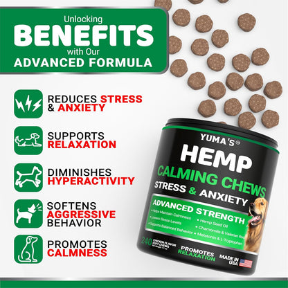 Dog Allergy Relief Chews - 240 Immune Treats, Dog Itching Skin Relief Pills