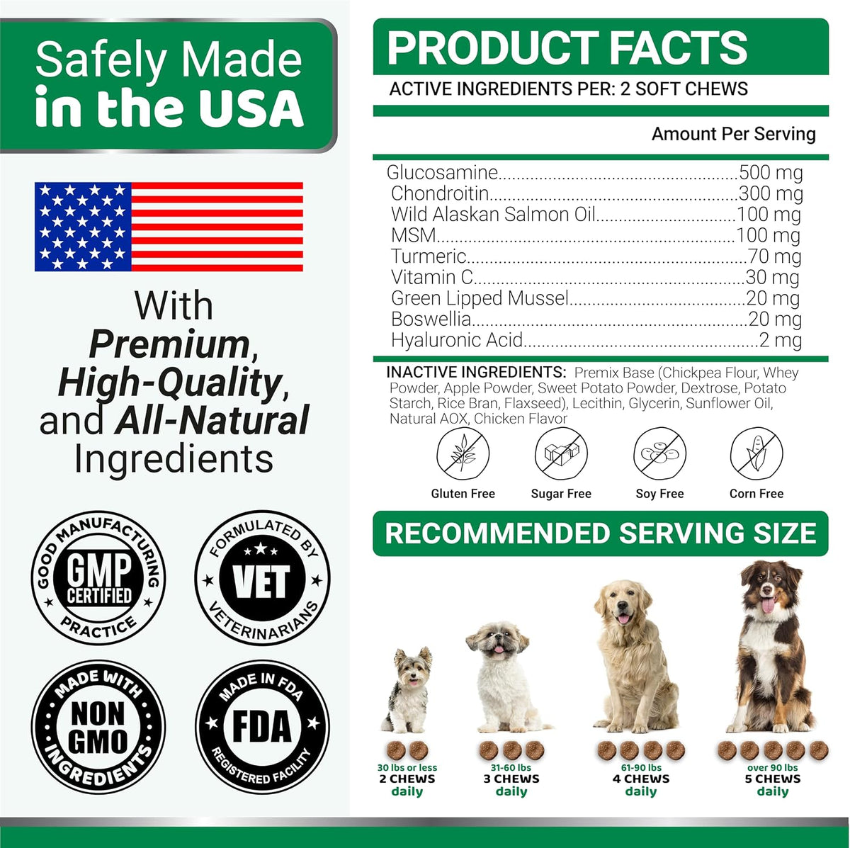 Dog Allergy Relief Chews - 240 Immune Treats, Dog Itching Skin Relief Pills