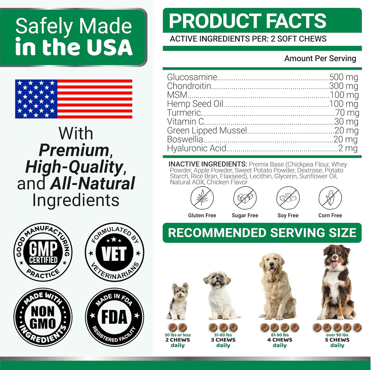 Dog Allergy Relief Chews - 240 Immune Treats, Dog Itching Skin Relief Pills