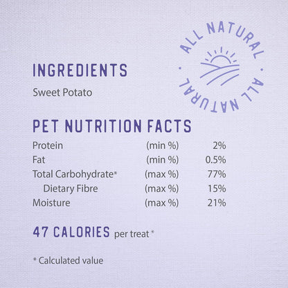 Sweet Potato Chews for Dogs 9.3 OZ