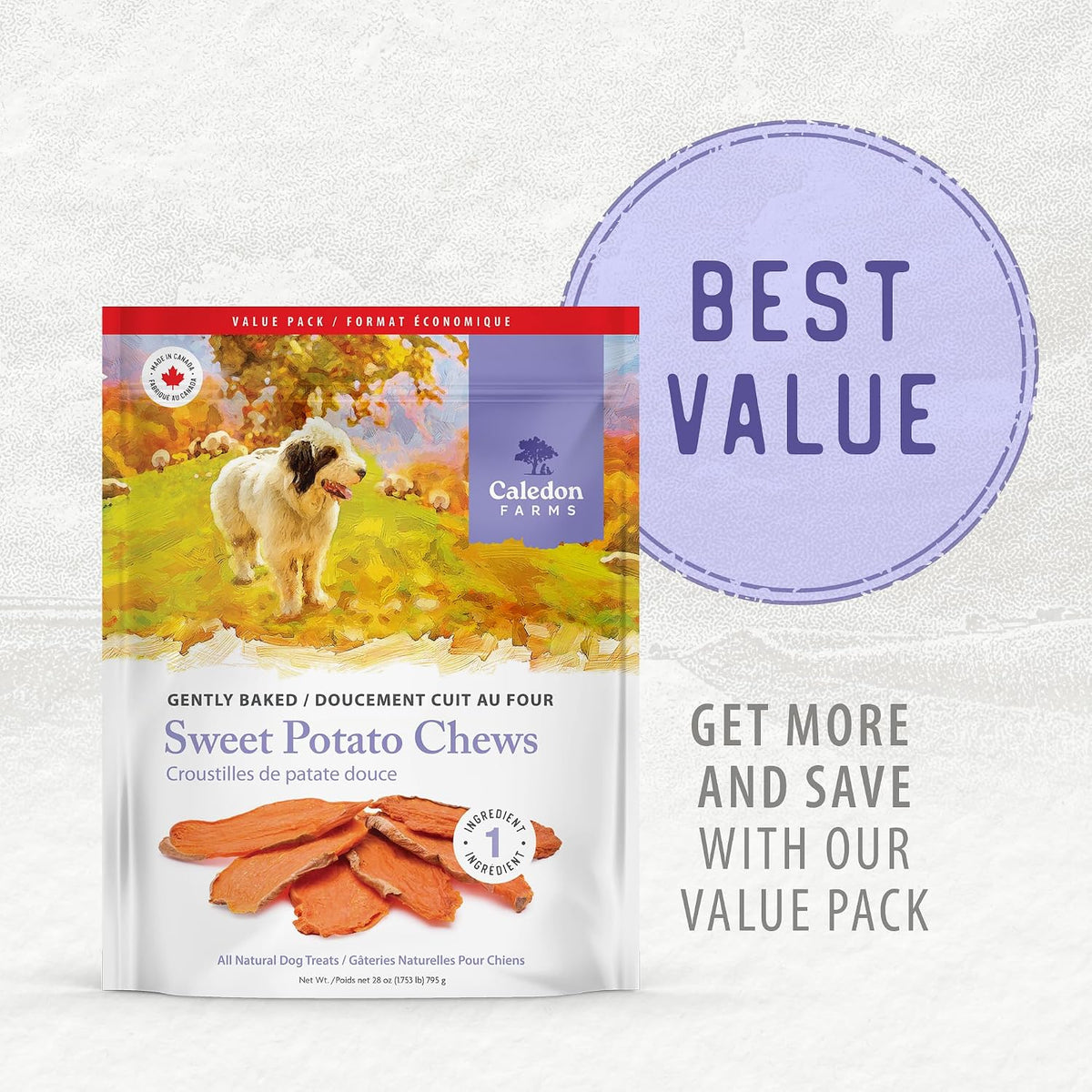 Sweet Potato Chews for Dogs 9.3 OZ
