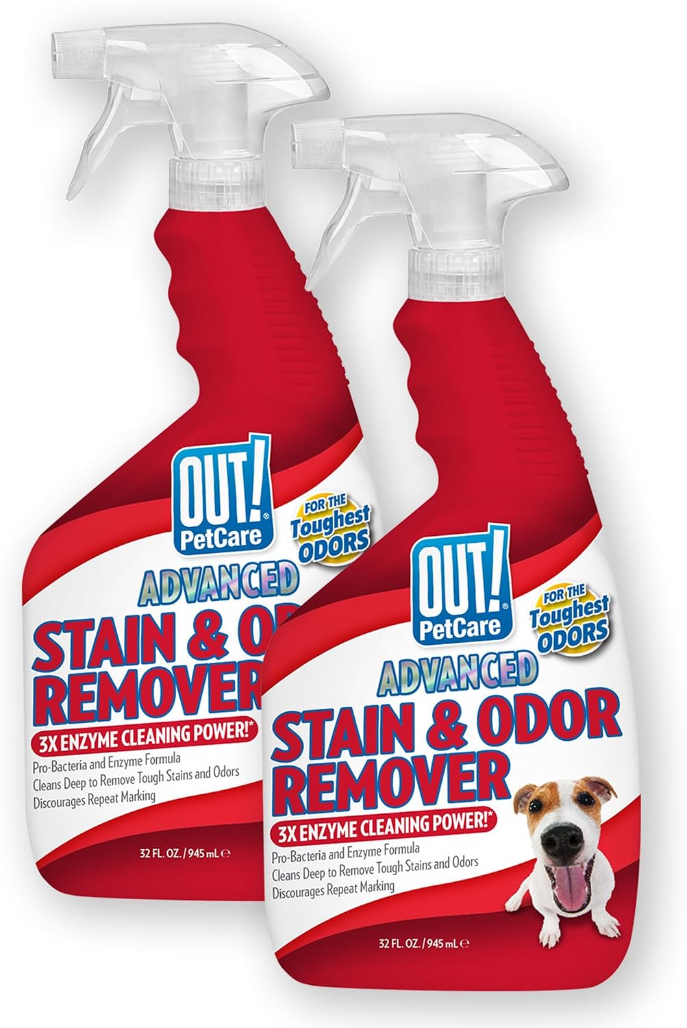 ! PetCare Pet Stain & Odor Remover, Carpet Cleaner, 32oz (2 Pack)