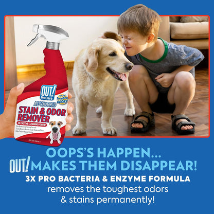 ! PetCare Pet Stain & Odor Remover, Carpet Cleaner, 32oz (2 Pack)