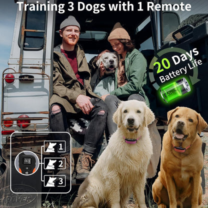 No Shock Dog Training Collar with Remote, Only Vibration & Beep