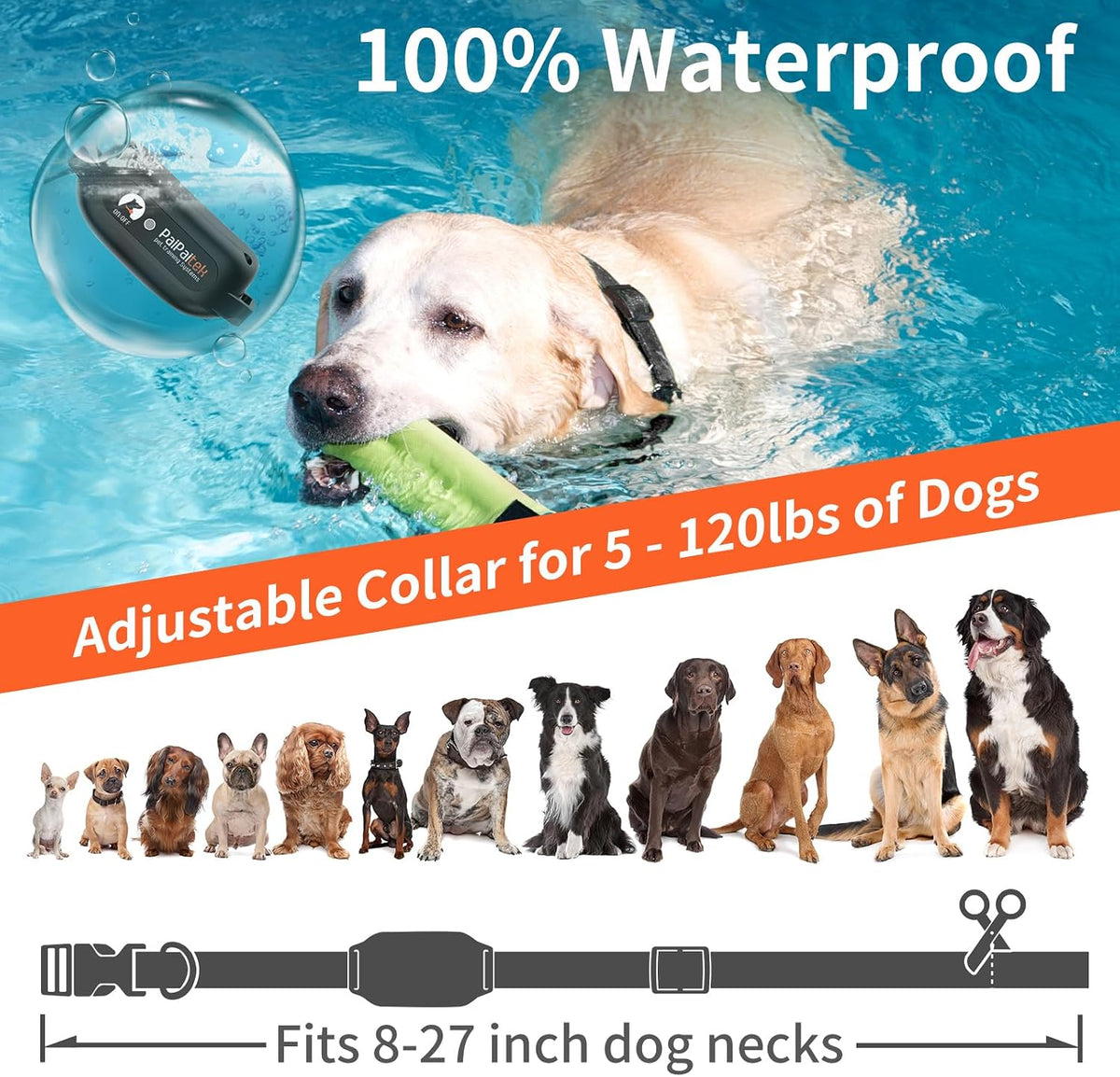 No Shock Dog Training Collar with Remote, Only Vibration & Beep