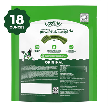 Large Natural Dental Dog Treats, Original Flavor