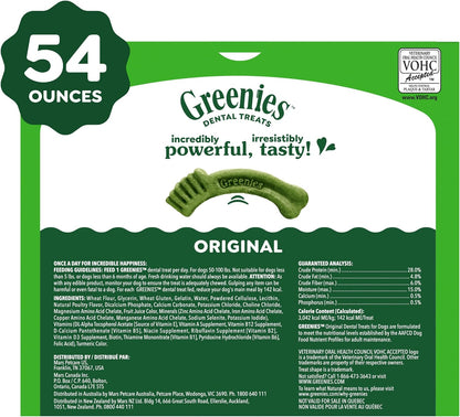 Large Natural Dental Dog Treats, Original Flavor