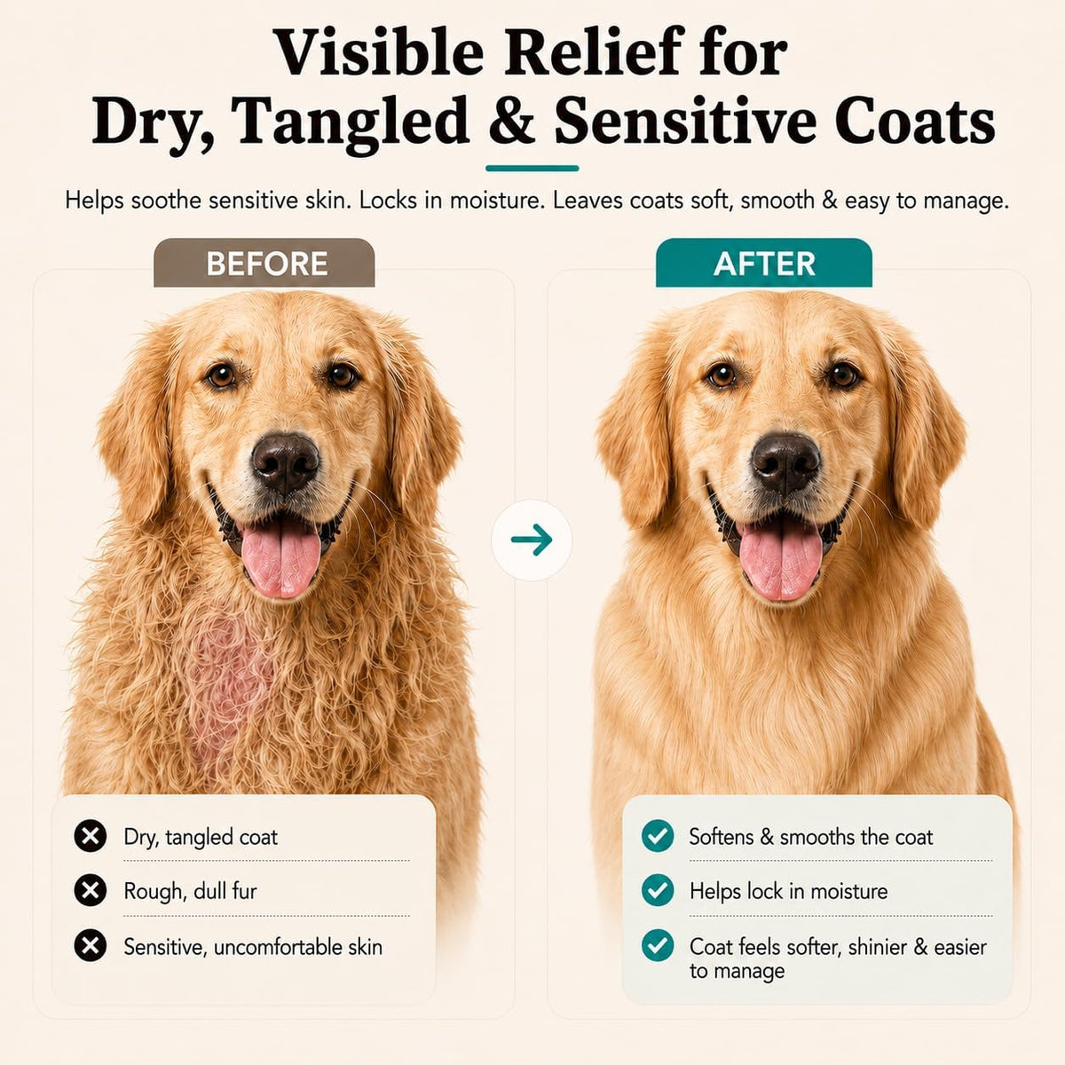 Sensitive Skin Dog Shampoo – Hypoallergenic Oatmeal Anti Itch Shampoo for Dogs, Gentle Puppy & Dog Wash with Aloe Vera, Manuka Honey & Chamomile, Odor Control, 12 oz