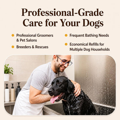 Sensitive Skin Dog Shampoo – Hypoallergenic Oatmeal Anti Itch Shampoo for Dogs, Gentle Puppy & Dog Wash with Aloe Vera, Manuka Honey & Chamomile, Odor Control, 12 oz