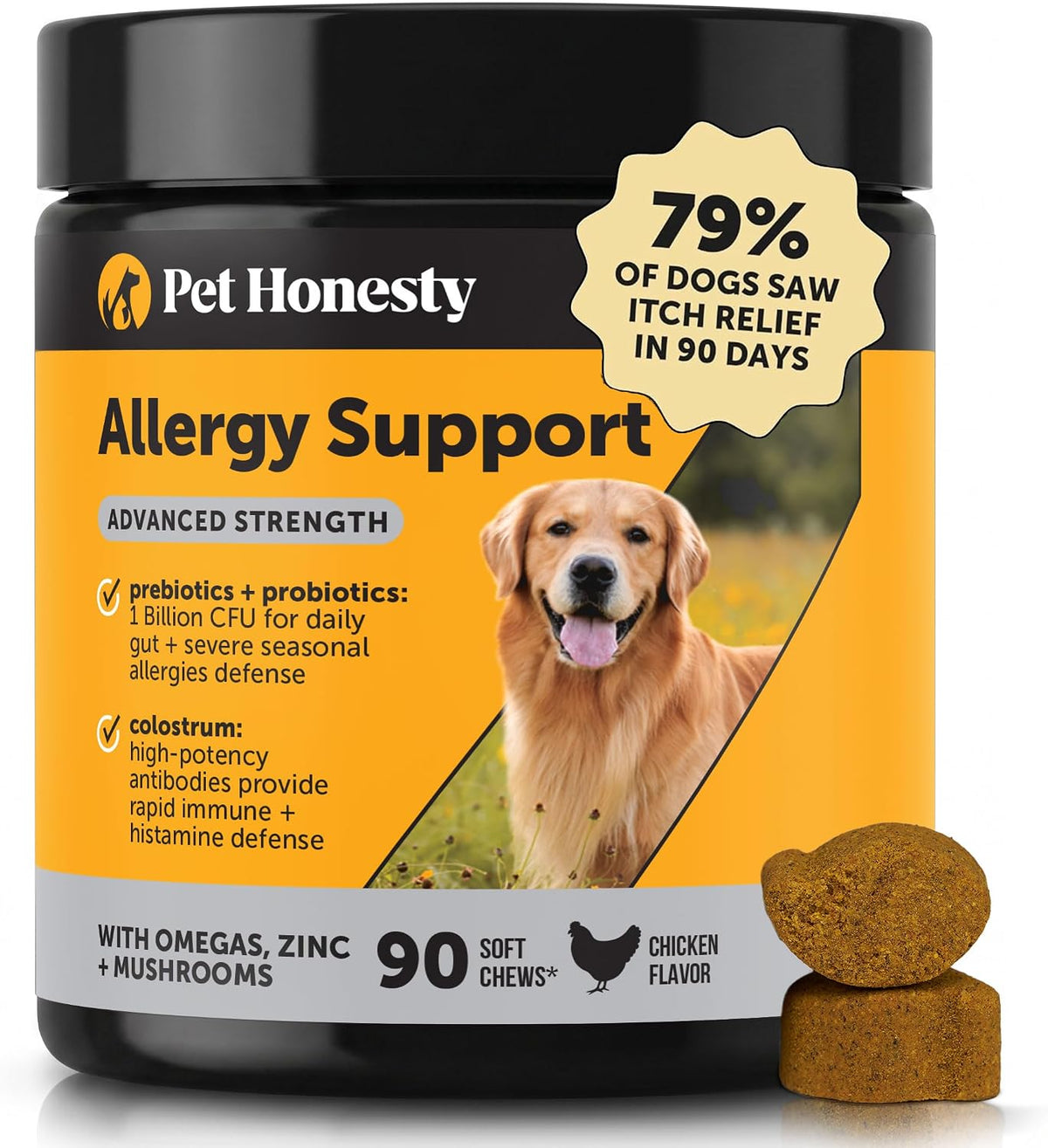 Dog Allergy Chews for Itch & Allergy Relief, Salmon