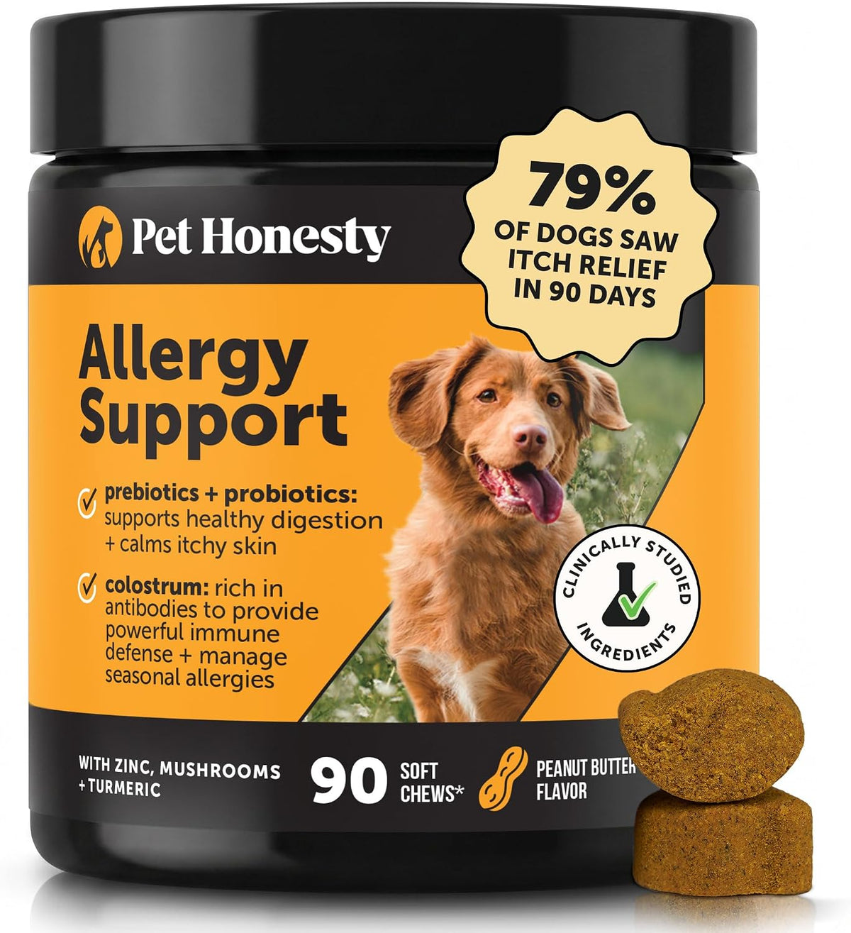 Dog Allergy Chews for Itch & Allergy Relief, Salmon