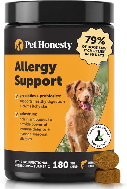 Dog Allergy Chews for Itch & Allergy Relief, Salmon