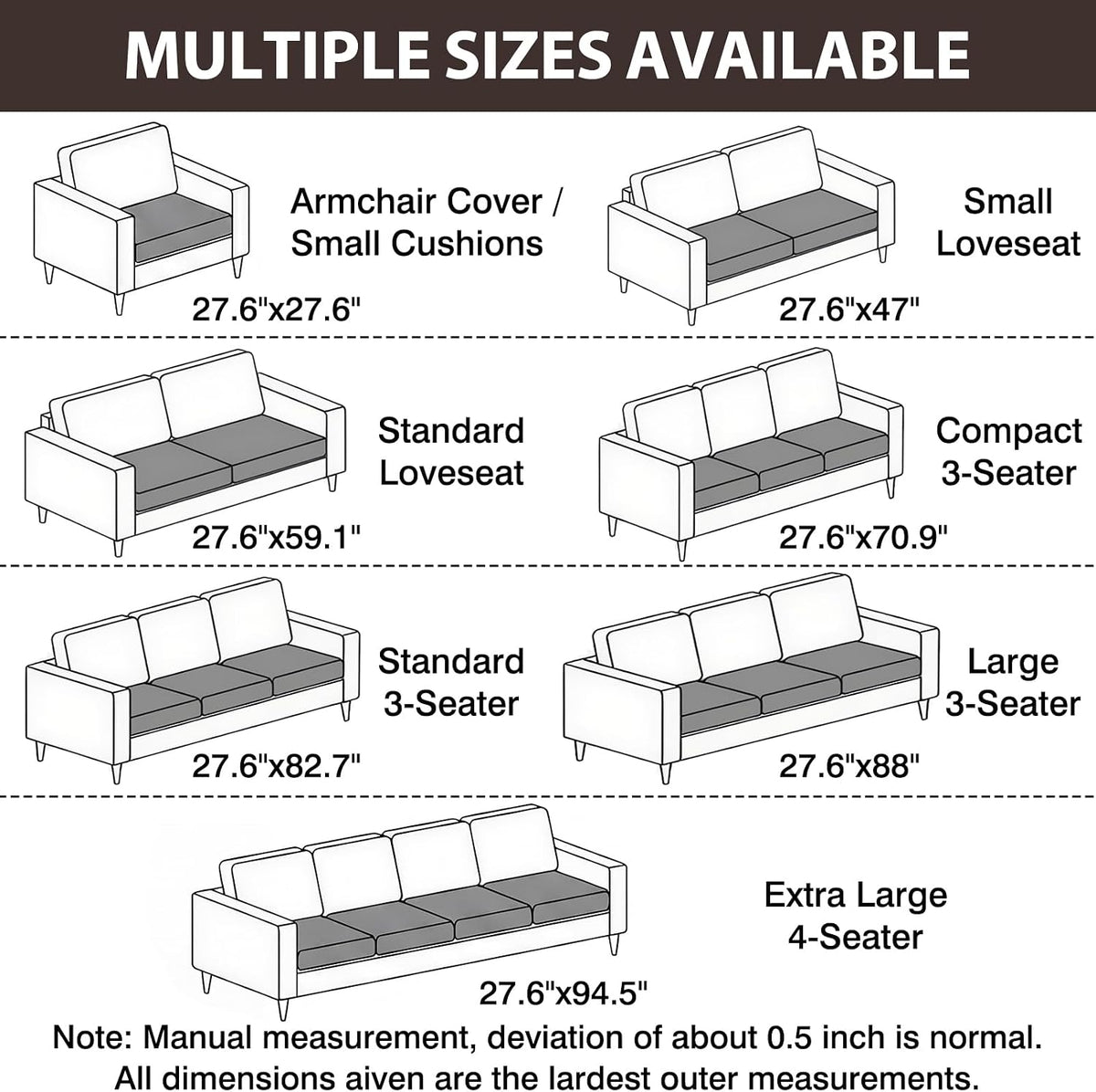 Waterproof Flannel Dog Couch Cover, 27.6" x 59", Light Gray