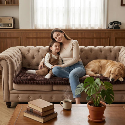 Waterproof Flannel Dog Couch Cover, 27.6" x 59", Light Gray