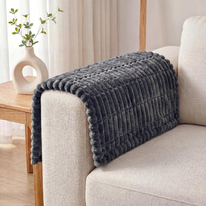Waterproof Flannel Dog Couch Cover, 27.6" x 59", Light Gray