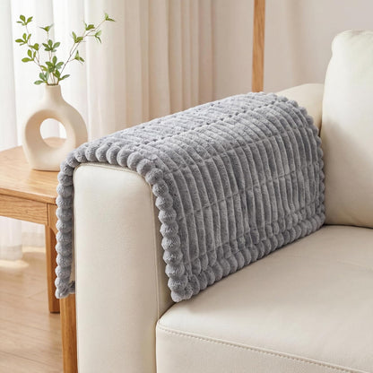 Waterproof Flannel Dog Couch Cover, 27.6" x 59", Light Gray