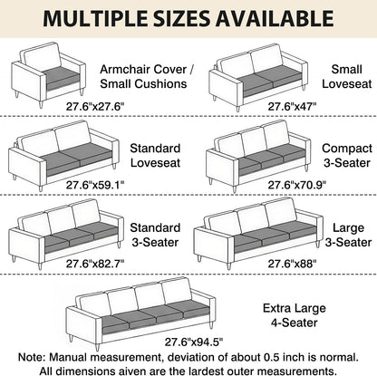 Waterproof Flannel Dog Couch Cover, 27.6" x 59", Light Gray
