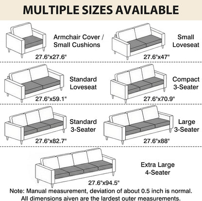 Waterproof Flannel Dog Couch Cover, 27.6" x 59", Light Gray
