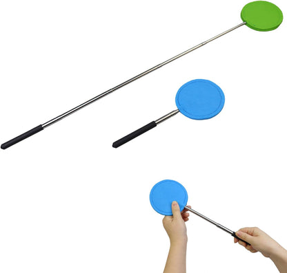 2 Pack Snake Training Target Stick Telescoping Reptile Target for Snake Enrichment, Gentle Handling & Interactive Training