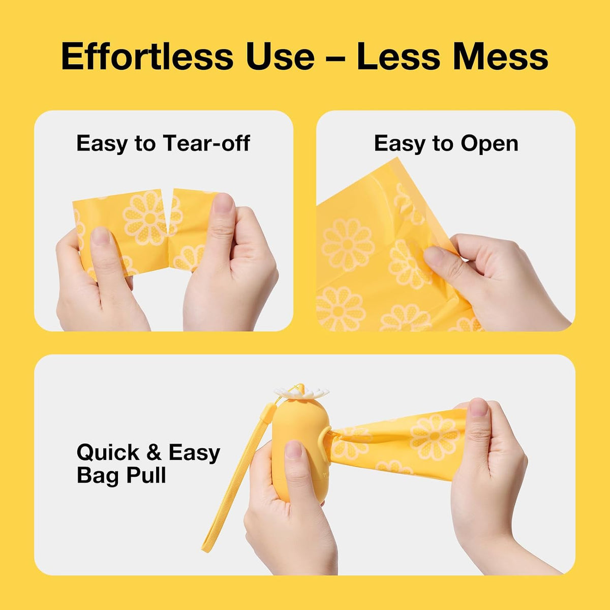 Dog Poop Bag Dispenser with Citrus Scented Waste Bags, 105 Counts