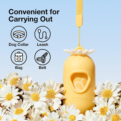 Dog Poop Bag Dispenser with Citrus Scented Waste Bags, 105 Counts