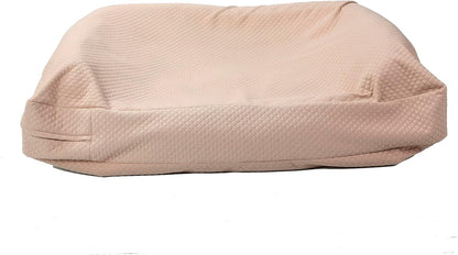 Quilted Dog Bed Cover, Waterproof Heavy‑Duty Washable, Medium, Tan