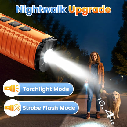 Cbersmg 3X Ultrasonic to Stop Barking Neighbors Dog, Portable Anti Barking Device Dog Bark Deterrent Device 50ft Range 5 Modes, Flashlight & Beep Safe & Effective for Small, Medium & Large Dogs