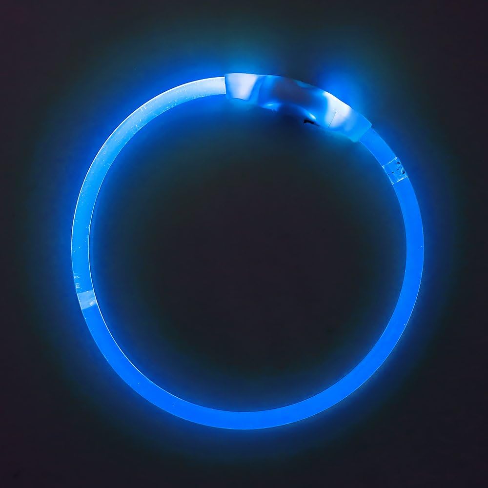 Light Up Dog Collar (Green 70cm)