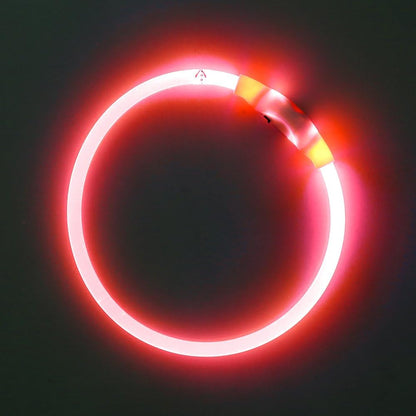 Light Up Dog Collar (Green 70cm)