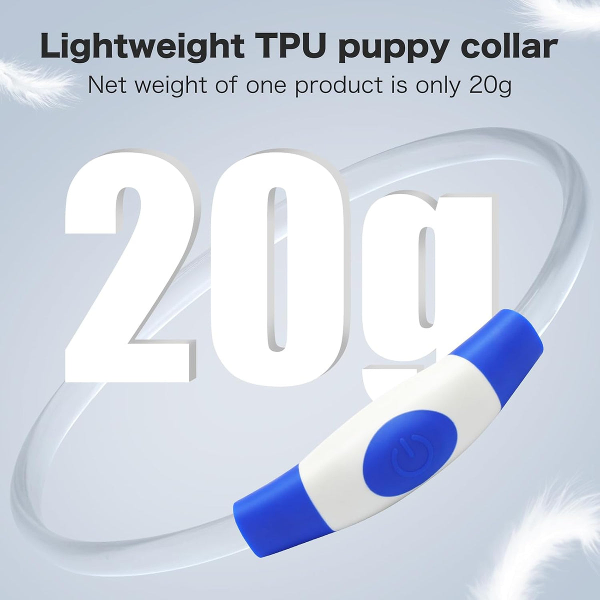 Light Up Dog Collar (Green 70cm)