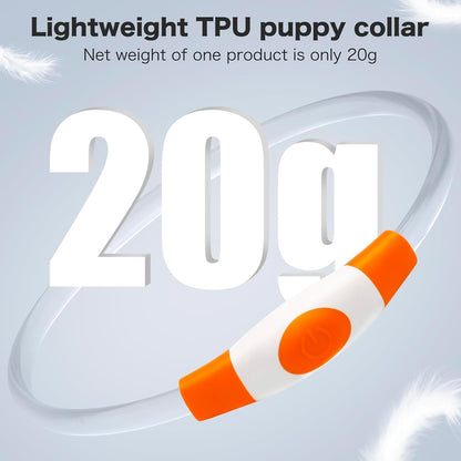 Light Up Dog Collar (Green 70cm)