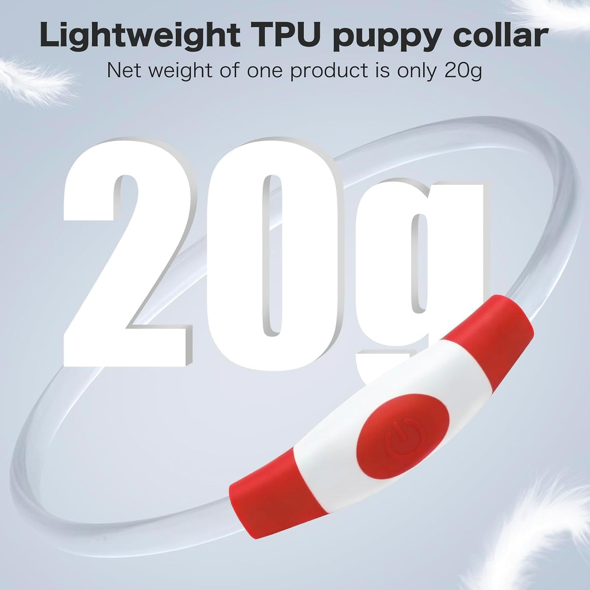 Light Up Dog Collar (Green 70cm)