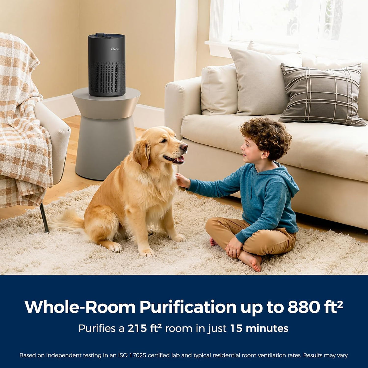 Air Purifiers for Bedroom, Covers Up to 880 Sq Ft, PX500 Black