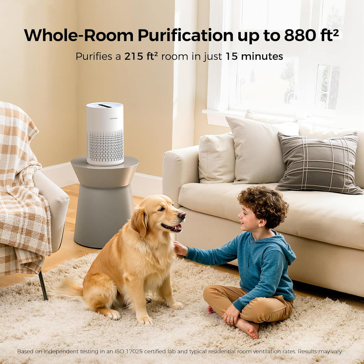 Air Purifiers for Bedroom, Covers Up to 880 Sq Ft, PX500 Black