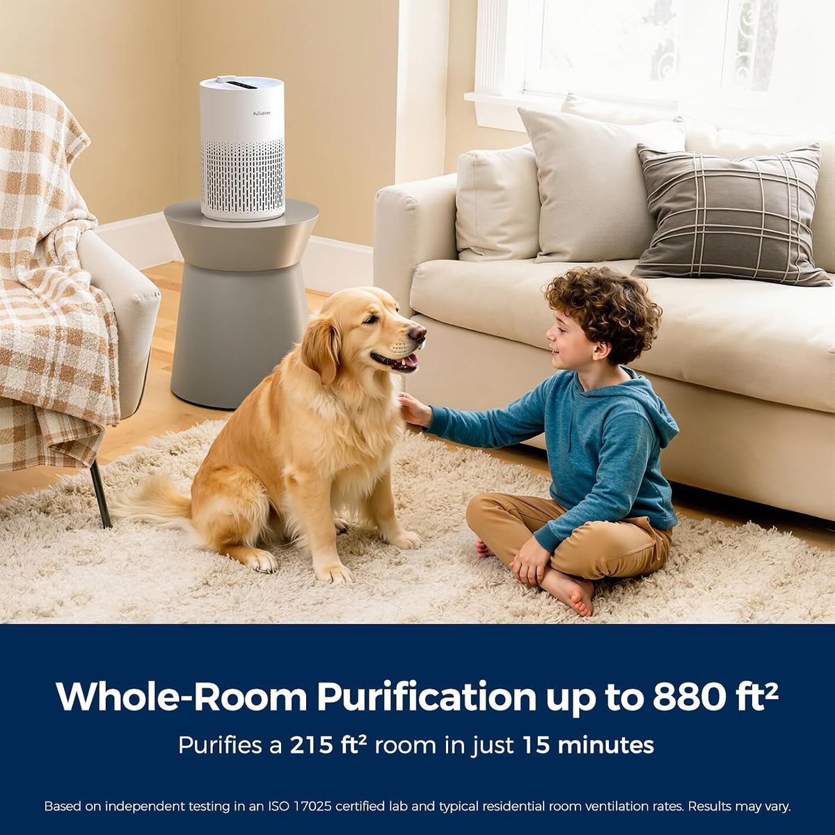Air Purifiers for Bedroom, Covers Up to 880 Sq Ft, PX500 Black