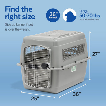 Sky Kennel for Air Travel, 21in Dog Crate for Pets up to 15lbs
