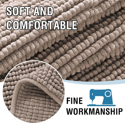 Plush Chenille Dog Bed Cover Thick Soft Sofa Cover for 3 Cushion Couch Anti Slip Couch Cover Furniture Protector for Dog, Pet, Cat (35" x 82", Ivory)