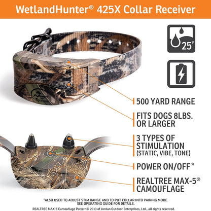 FieldTrainer 425X Remote Trainer, 500-Yard Range, Waterproof