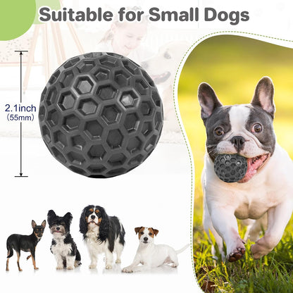 Indestructible Squeaky Dog Ball, Relieves Anxiety, Cleans Teeth, Interactive Chew Toy for Aggressive Chewers, Dog Toy for Large Breeds, Outdoor Waterproof