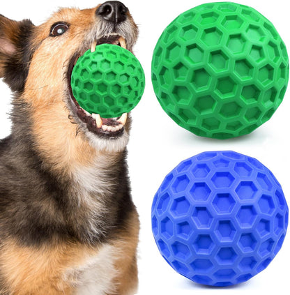 Tough Dog Chew Toys for Aggressive Chewers, Indestructible Dog Balls for Aggressive Chewers, Squeaky Balls for Dogs, Squeaky Toys for Large Dogs, Funny Heavy Duty Ball