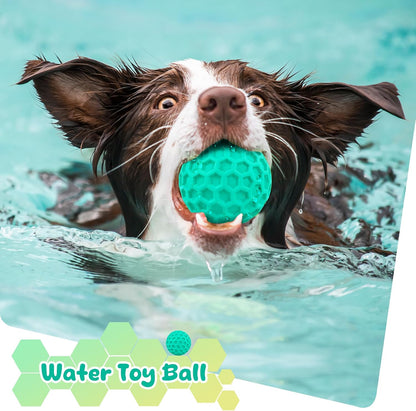 Tough Dog Chew Toys for Aggressive Chewers, Indestructible Dog Balls for Aggressive Chewers, Squeaky Balls for Dogs, Squeaky Toys for Large Dogs, Funny Heavy Duty Ball